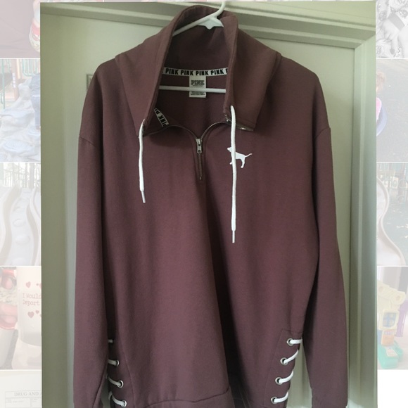 PINK Victoria's Secret Tops - VS pink quarter zip pull over